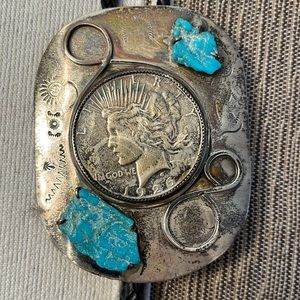 Handmade Navajo bolo tie